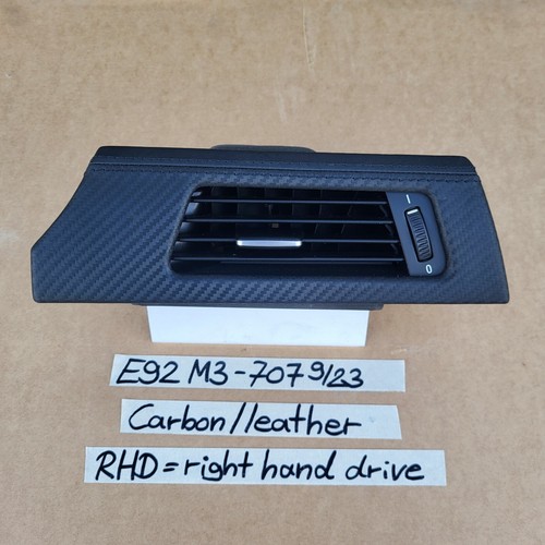 BMW E92 E93 M3 Leather Carbon Dashbord Interior Trim 8036708 RHD ABHOLUNG  – Bild 10