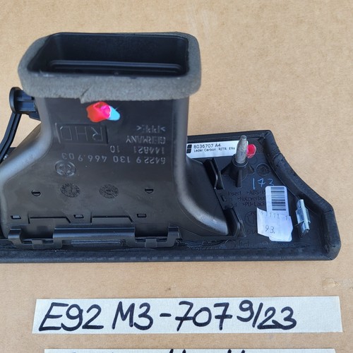 BMW E92 E93 M3 Leather Carbon Dashbord Interior Trim 8036708 RHD ABHOLUNG  – Bild 12