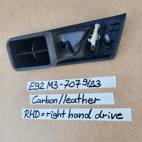 BMW E92 E93 M3 Leather Carbon Dashbord Interior Trim 8036708 RHD ABHOLUNG  – Bild 14
