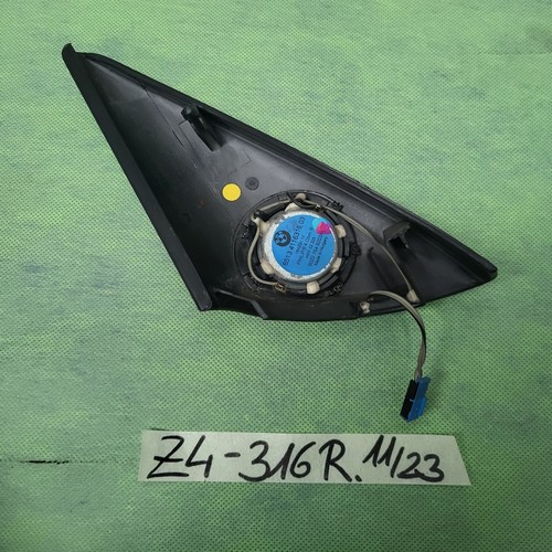 BMW Z4 E85 Hochton Lautsprecher rechts 4116316 + Verkleidung Eckblende  – Bild 2