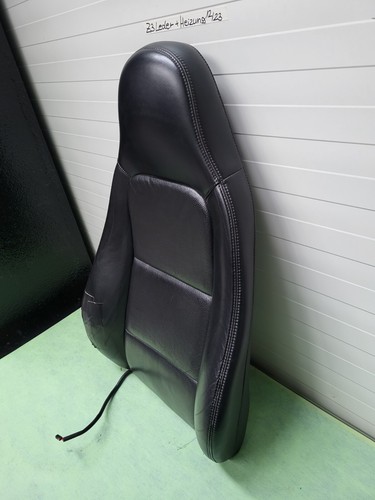 BMW Z3 Roadster Bei Fahrer Sitz Oberteil Leder schwarz Rückenlehne Sitzheizung – Bild 2