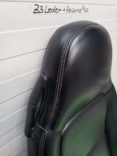 BMW Z3 Roadster Bei Fahrer Sitz Oberteil Leder schwarz Rückenlehne Sitzheizung – Bild 4