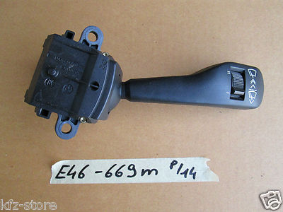 BMW E46 Lenkstockhebel: Wischer Schalter / Lenkrad Regen Kombischalter 8363669 m – Bild 1