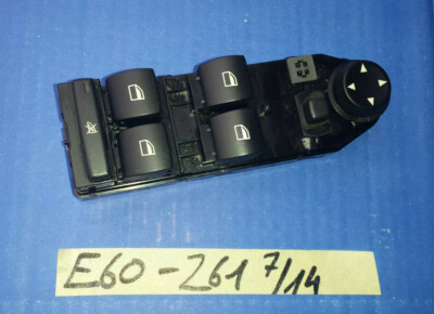 BMW 5er E60 E61 Schalter Fensterheber Fahrerseite window winder switcher 6941261 – Bild 1
