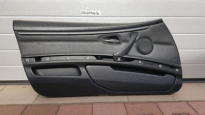 BMW E92 E93 english Tür Verkleidung RHD left Door Card Cover Panel Trim leather – Bild 1