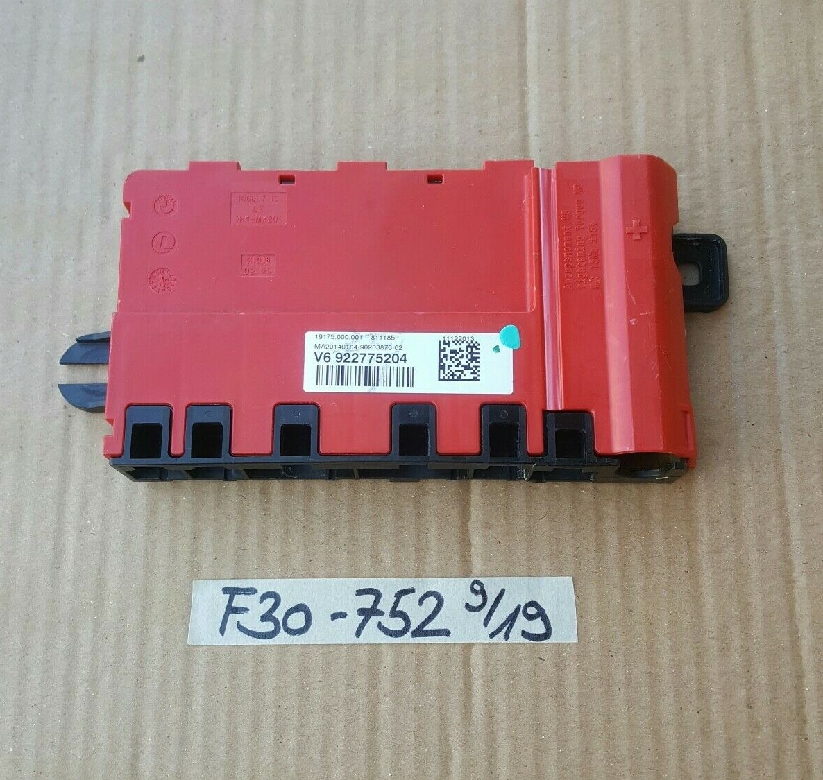 BMW F30 F35 F80 F20  Batterie Kabel Halter Verteiler B+ Multisicherung 9227752 – Bild 1