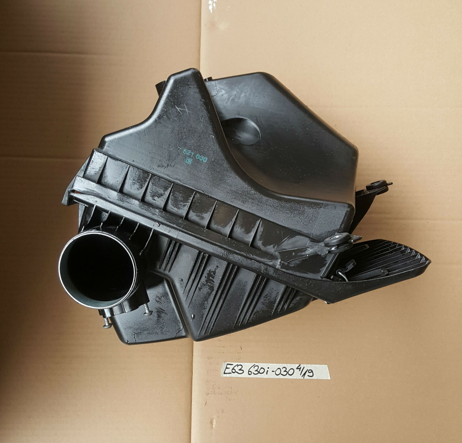 BMW E60 E61 E63 Luftfilterkasten 7521030 Resonanzkörper Ansauggeräuschedämpfer – Bild 2