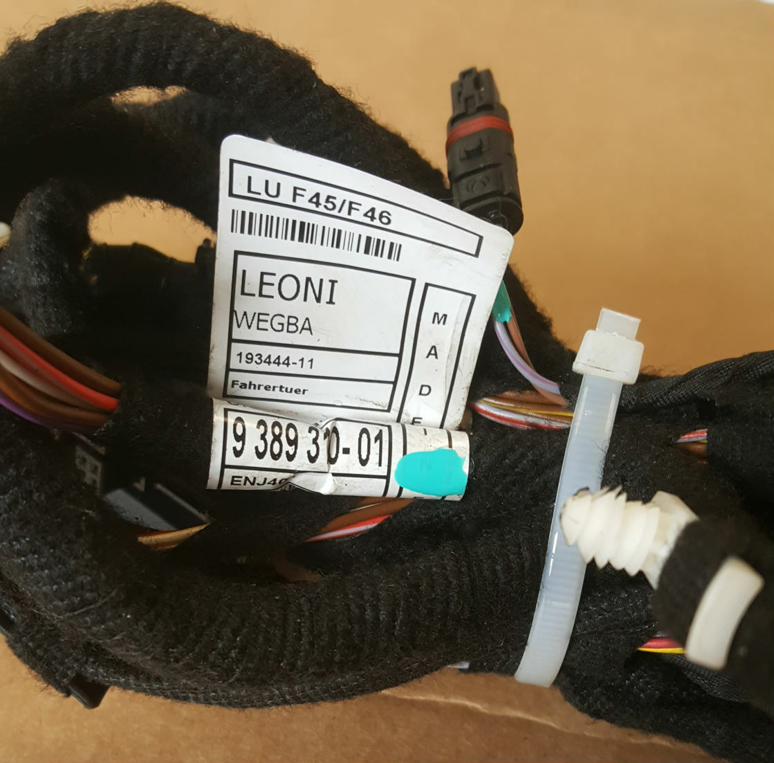 BMW 2er F45 F46 Active Tourer Kabelbaum Beifahrer Tür Kabel VORNE RECHTS 9389310 – Bild 3