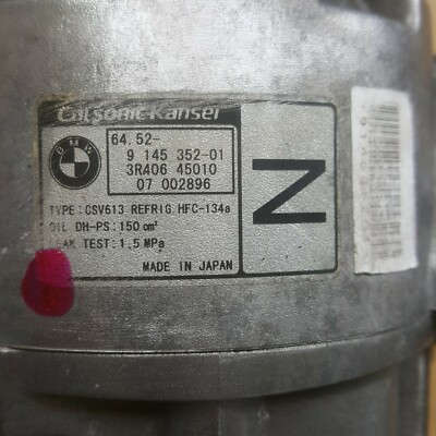 BMW Z4 E85 Klimakompressor N46 Motor Klima Kompressor Klimaanlage 9145352 – Bild 2