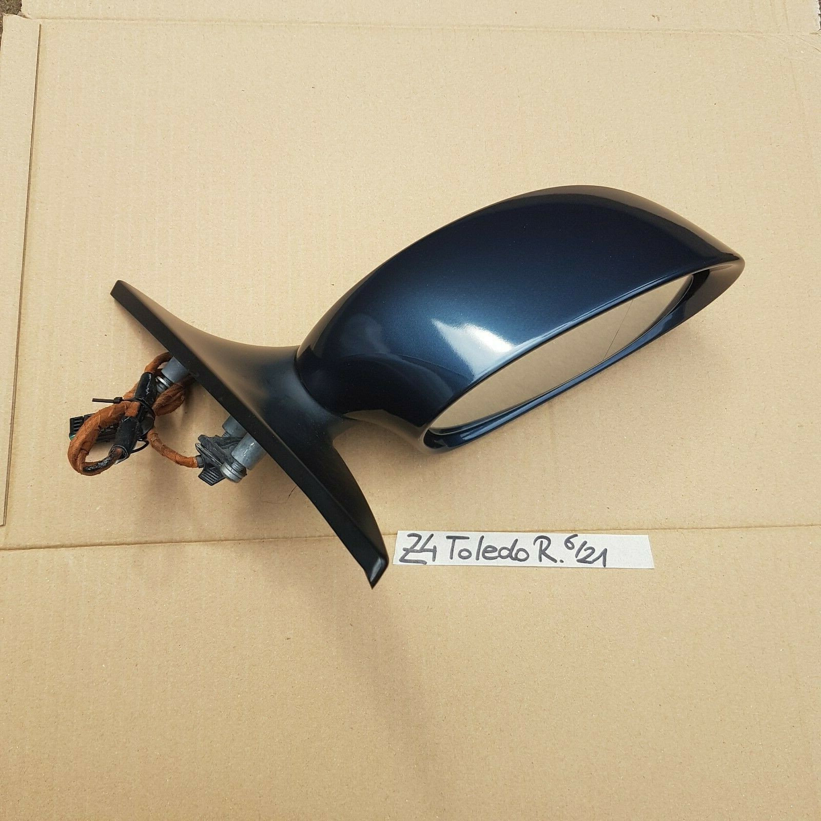 BMW  Z4 E85 E86 Seiten Außen Spiegel rechts ODER links Toledo blau Code 482 – Bild 7