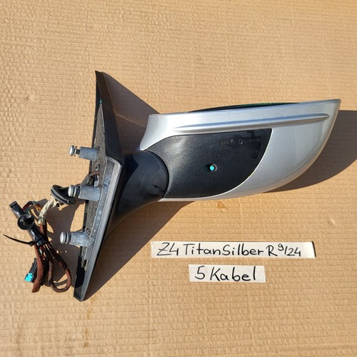 BMW Z4 E85 E86 Seiten Außen Spiegel RECHTS Beifahrer Seite Titan Silber 354 – Bild 6