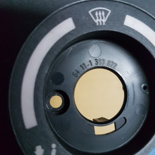 BMW E36 Heizung Lüftung Klima Frontplatte 1393872 Mittelkonsole Blende – Bild 4