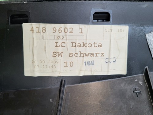 BMW E92 Coupe Rückbank Oberteil LINKS Leder schwarz Rücksitz Lehne ABHOLUNG  – Bild 6