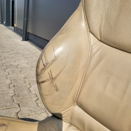 BMW Z3 Roadster Fahrer +  Beifahrer Sport Sitz Leder beige Sitzheizung ABHOLUNG – Bild 14