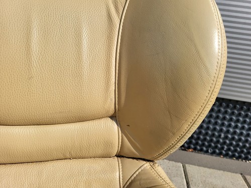 BMW Z3 Roadster Fahrer +  Beifahrer Sport Sitz Leder beige Sitzheizung ABHOLUNG – Bild 22