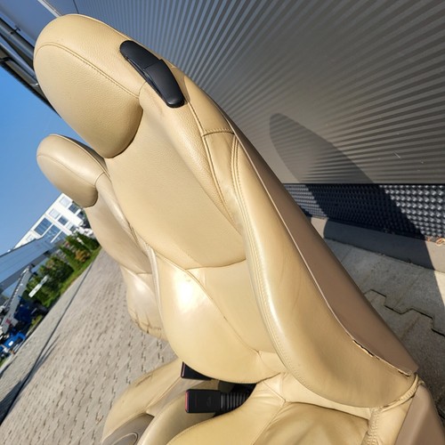 BMW Z3 Roadster Fahrer +  Beifahrer Sport Sitz Leder beige Sitzheizung ABHOLUNG – Bild 7