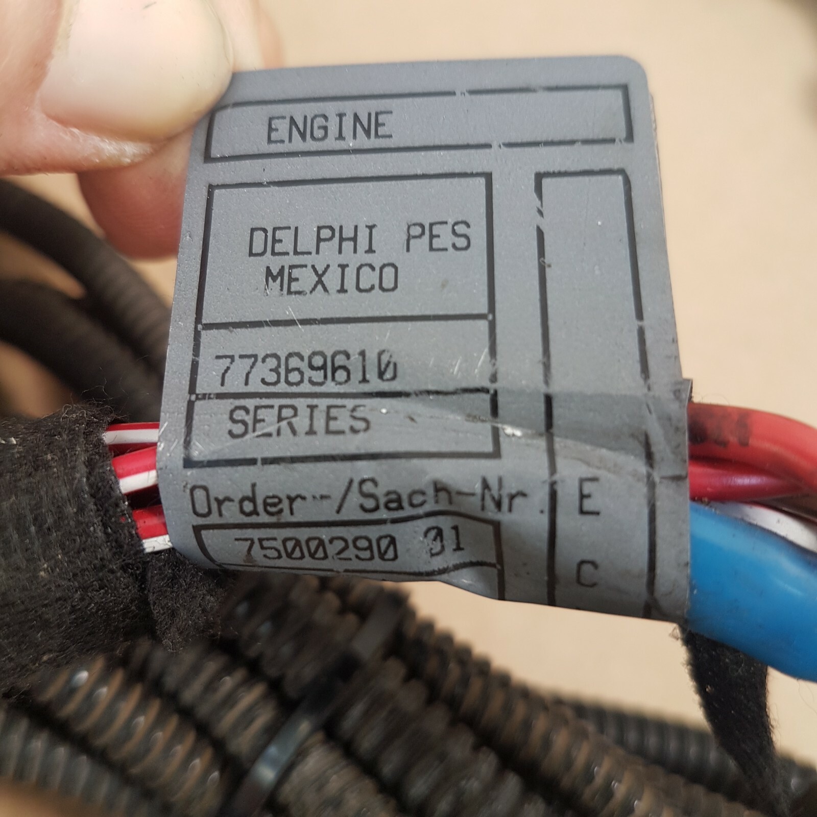 BMW Z3 Kabelbaum Motor Zündmodul 7500293 Motor Kabel M43 / 87 Kw 118 PS 7500290 – Bild 3