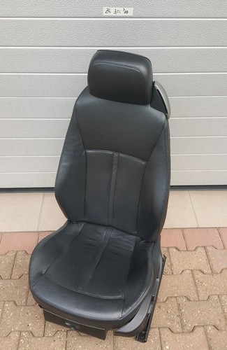 BMW Z4 E85 Fahrer Sitz Leder schwarz elektrisch VORNE LINKS  black leather seat – Bild 1
