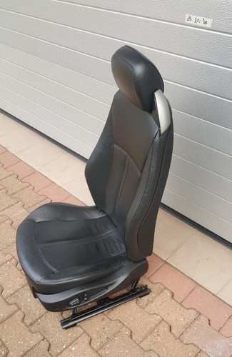 BMW Z4 E85 Fahrer Sitz Leder schwarz elektrisch VORNE LINKS  black leather seat – Bild 2