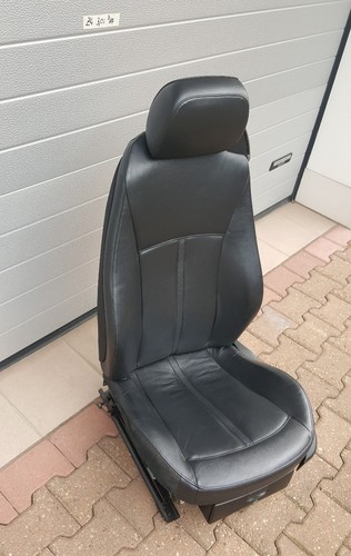 BMW Z4 E85 Fahrer Sitz Leder schwarz elektrisch VORNE LINKS  black leather seat – Bild 3