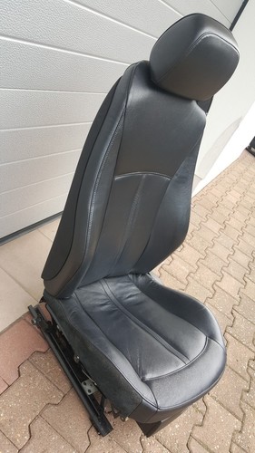BMW Z4 E85 Fahrer Sitz Leder schwarz elektrisch VORNE LINKS  black leather seat – Bild 5