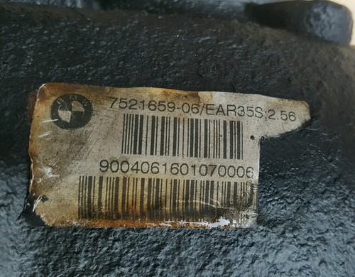 BMW E60 Hinterachsgetriebe Differential Getriebe 7521659 Übersetzung 2,56 ABHOLU – Bild 3