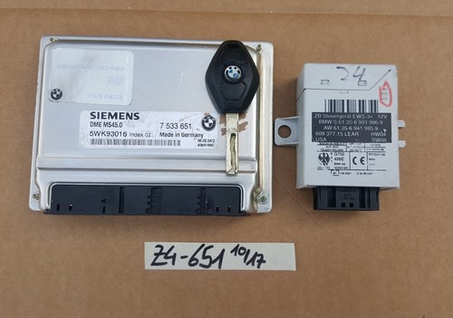 BMW Z4 E85 Motor Steuergerät DME Siemens 7533651 EWS Modul 6941986 + 1 Schlüssel
