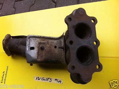 VW Golf 3 III  Hosenrohr / Auspuff Krümmer Vorderrohr Flexstück Flammrohr VR6 – Bild 1