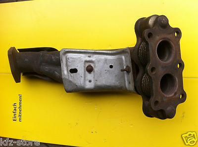 VW Golf 3 III  Hosenrohr / Auspuff Krümmer Vorderrohr Flexstück Flammrohr / Kat  – Bild 1