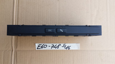 BMW E60 E61 Schalterleiste Schaltzentrum Mittelkonsole DTC  PDC Schalter 6985748 – Bild 2