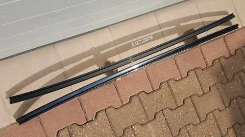 BMW E60 Dach Leiste Dachleiste Zierleiste Dachreling Saphir schwarz RECHTS  – Bild 1