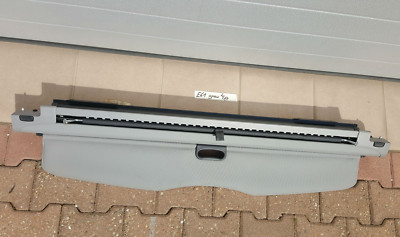 BMW E61 Heckrollo grau mit Netz Kombi Rollo Laderaum Abdeckung  Kofferraum – Bild 1