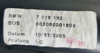 BMW E61 Heckrollo grau mit Netz Kombi Rollo Laderaum Abdeckung  Kofferraum – Bild 2