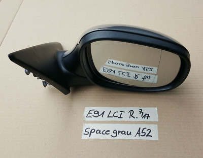 BMW E90 E91 LCI Aussenspiegel Seiten Spiegel RECHTS space grau metallic A52 – Bild 1