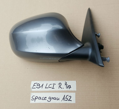 BMW E90 E91 LCI Aussenspiegel Seiten Spiegel RECHTS space grau metallic A52 – Bild 2