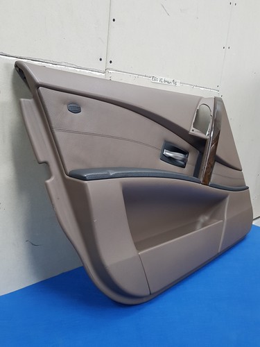 BMW E60 E61 Türverkleidung VORNE LINKS Leder Dakota Trüffel braun  ABHOLUNG – Bild 3