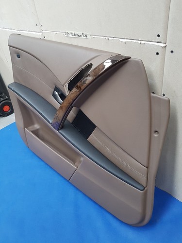 BMW E60 E61 Türverkleidung VORNE LINKS Leder Dakota Trüffel braun  ABHOLUNG – Bild 4
