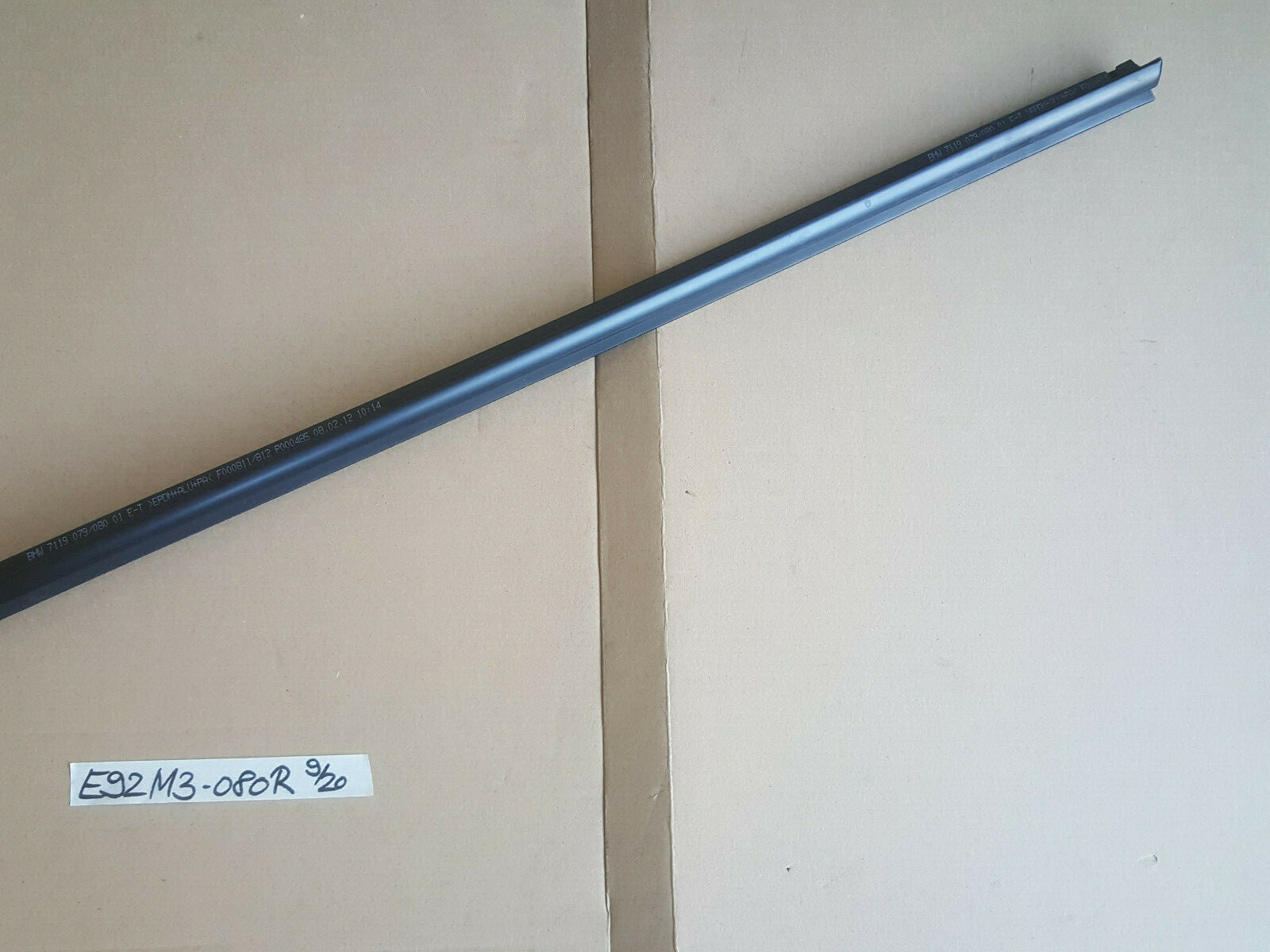 BMW E92 Schaftleiste 9079080 Fenster Tür Dichtung RECHTS Schachtabdichtung  – Bild 3