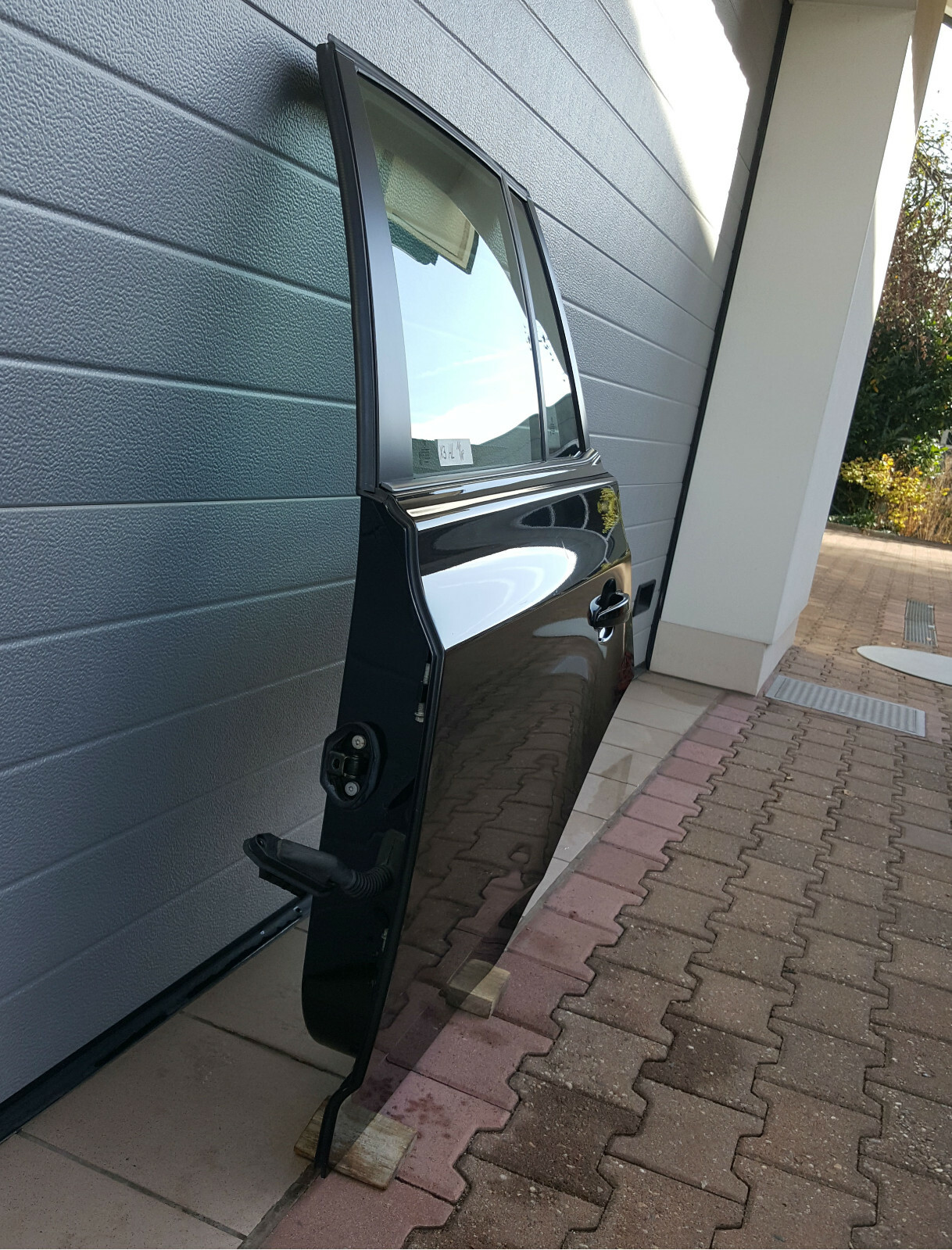 BMW X3 E83 Fahrer Tür HINTEN LINKS black Saphir Schwarz metallic 475 ABHOLUNG  – Bild 4