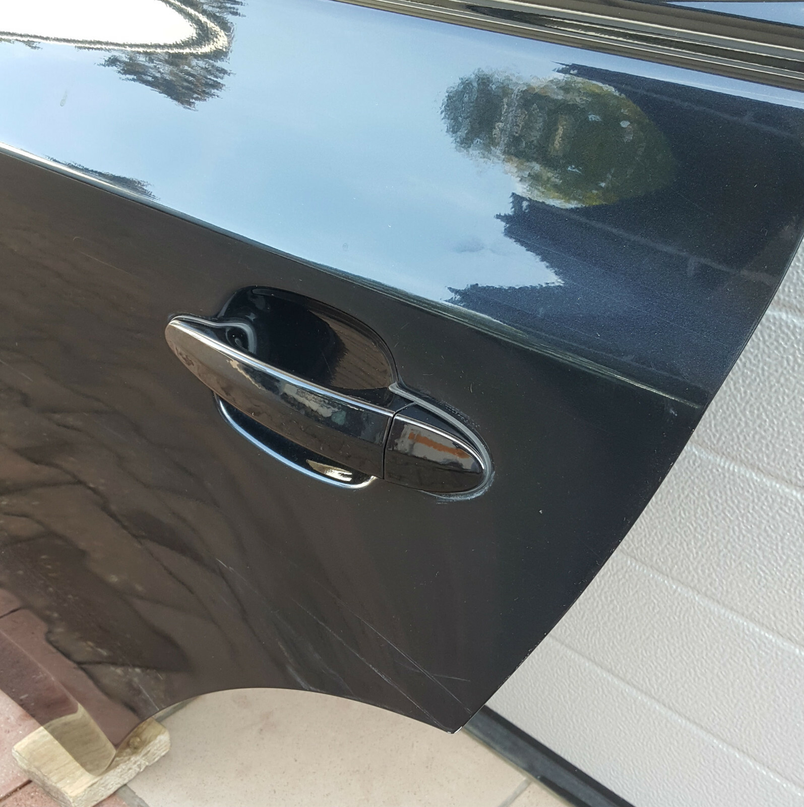 BMW X3 E83 Fahrer Tür HINTEN LINKS black Saphir Schwarz metallic 475 ABHOLUNG  – Bild 6