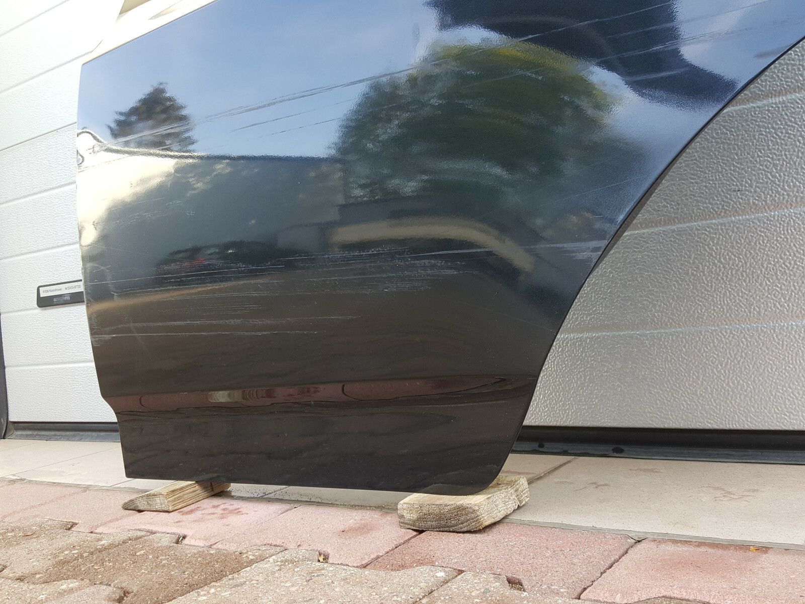 BMW X3 E83 Fahrer Tür HINTEN LINKS black Saphir Schwarz metallic 475 ABHOLUNG  – Bild 7