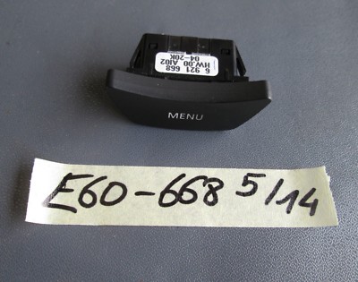 BMW E60   E61  E63   E64  Menü Schalter an Navi Blende 6921668 – Bild 1