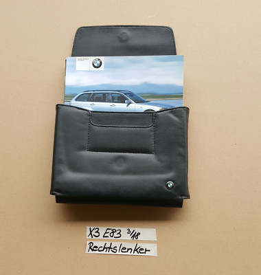 BMW X3 E83 Bord Mappe Leder Betriebsanleitung Service Heft english handbook  – Bild 2