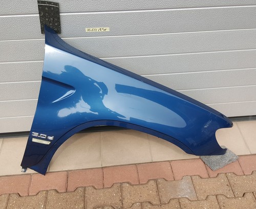 BMW X5 E53 Kotflügel / Seitenwand VORNE RECHTS topas blau Kratzer ABHOLUNG  – Bild 1