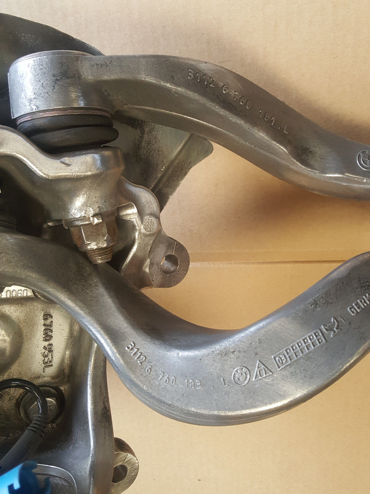 BMW E60 Radlager VORNE LINKS Schwenklager Radnabe Zugstrebe Querlenker 6760181 – Bild 2