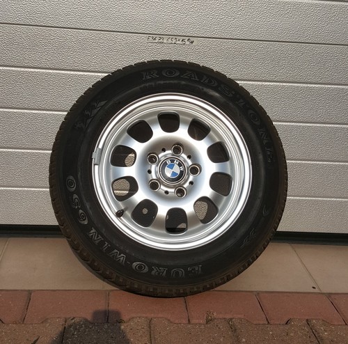 BMW E46  E36 + Z3  Alufelge 6,5 J x 15 Zoll 1094499 Reifen 195/65 R15 91T  M+S – Bild 1