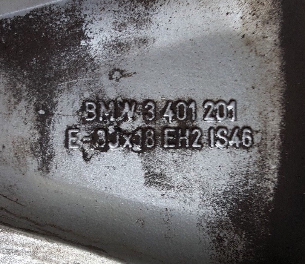 BMW E83 X3 X5 Alufelge 8J x 18 Zoll 3401201 Bridgestone Reifen 235/50 R18 – Bild 2