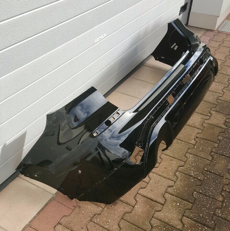 BMW X3 G01 Verkleidung Stoßfänger Heckschürze Stoßstange HINTEN M Paket schwarz – Bild 3