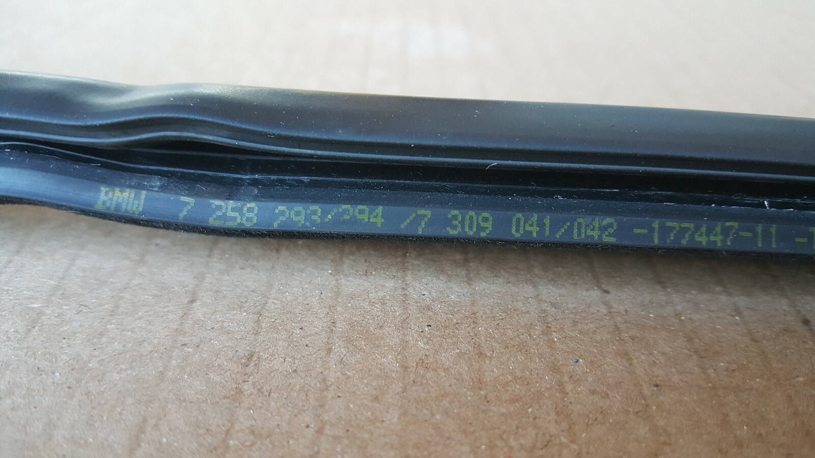 BMW F30 F80 Schachtabdichtung aussen Tür Fenster Dichtung hinten rechts 7258293 – Bild 4