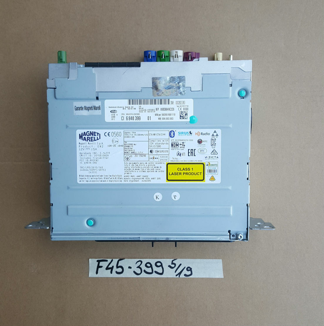 BMW F45  F46 X1 F48  Bluetooth CD Radio Headunit Basic Media Navigation 6840399 – Bild 2